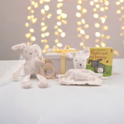bunny gender neutral baby hamper